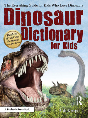 cover image of Dinosaur Dictionary for Kids